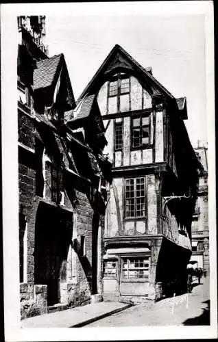 Ak Rouen Seine Maritime, Le logis St. Romain, maison canoniale