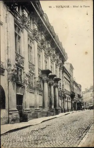 Ak Toulouse Haute Garonne, Hotel de Pierre
