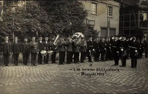 Foto Ak Mengede Dortmund Nordrhein Westfalen, S.M. der neue Schützenkönig