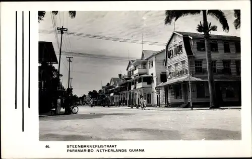 Ak Paramaribo Suriname, Steenbakkerijstraat