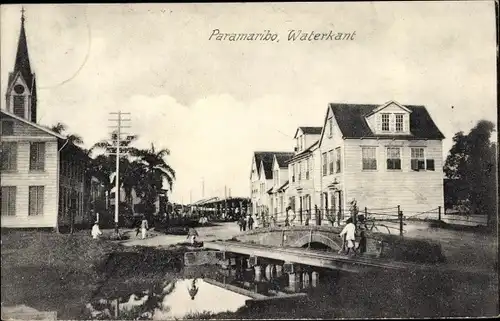 Ak Paramaribo Suriname, Waterkant