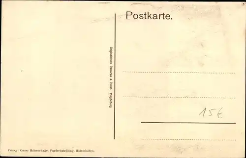 Ak Holzminden an der Weser, Halbemondstraße, Farbwaren Lager