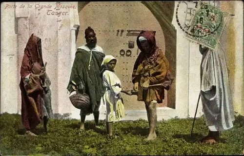 Ak Tanger Marokko, Porte de la Grande Mosquée