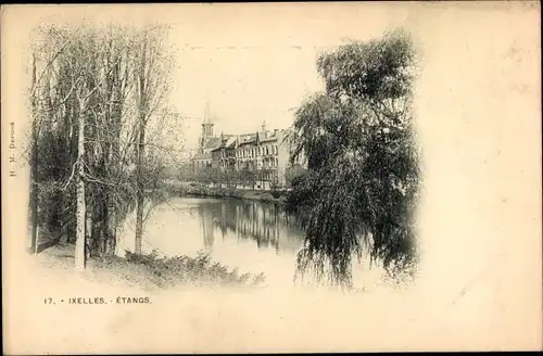 Ak Ixelles Elsene Bruxelles Brüssel Belgien, Etangs