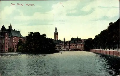 Ak Den Haag Südholland Niederlande, Hofvijer