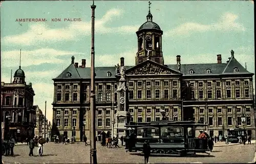 Ak Amsterdam Nordholland Niederlande, Koninklijk Paleis