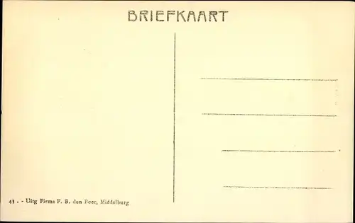 Ak Middelburg Zeeland Niederlande, Abdij