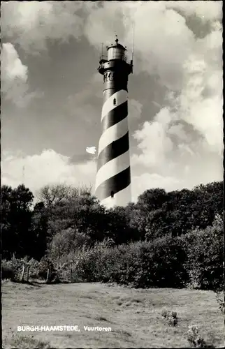 Ak Burgh Haamstede Schouwen Duiveland Zeeland Niederlande, Vuurtoren