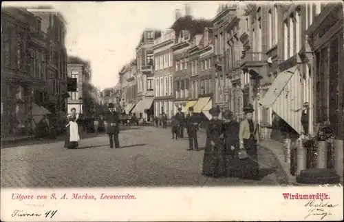 Ak Leeuwarden Friesland Niederlande, Wirdumerdijk