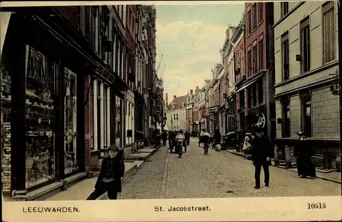 Ak Leeuwarden Friesland, St. Jacobstraat