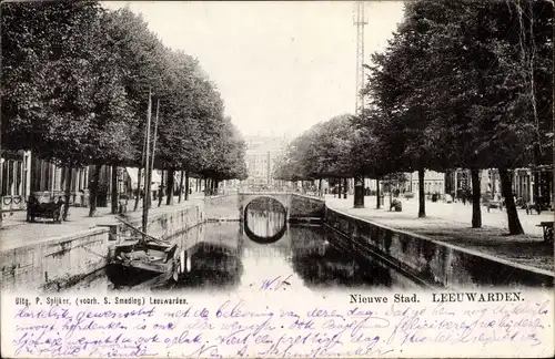 Ak Leeuwarden Friesland, Nieuwe Stad