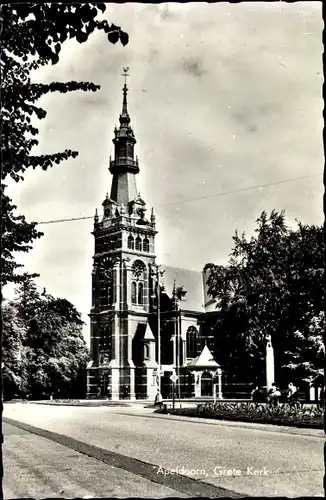 Ak Apeldoorn Gelderland, Grote Kerk