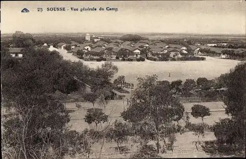 Ak Sousse Tunesien, Vue generale du Camp