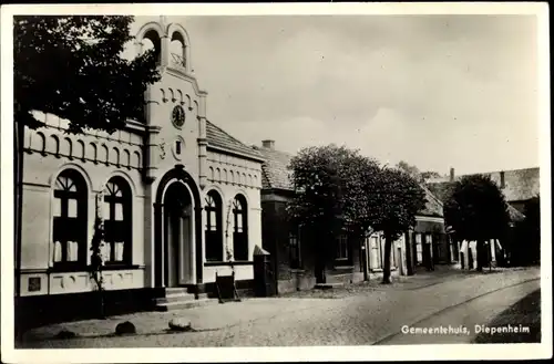 Ak Diepenheim Overijssel, Gemeentehuis