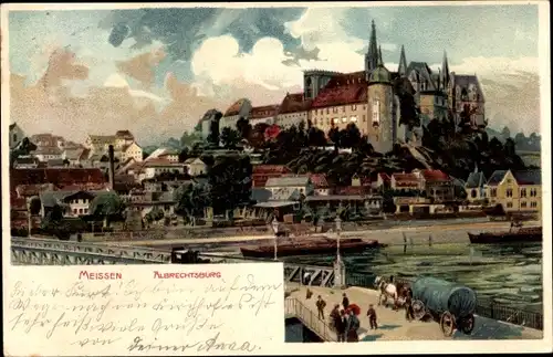 Ak Meißen in Sachsen, Albrechtsburg