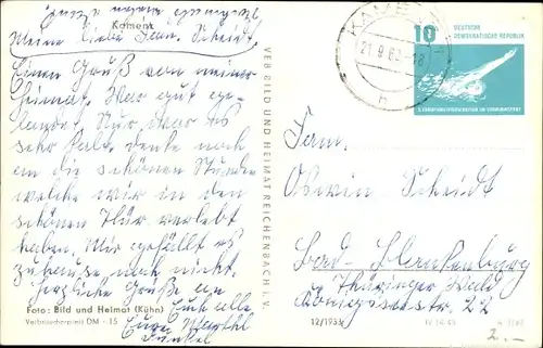 Ak Kamenz in Sachsen, Panorama