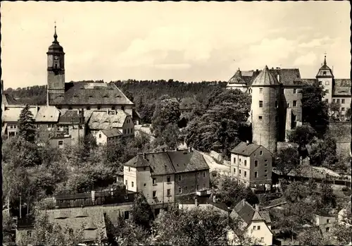 Ak Nossen Sachsen, Blick auf das Schloss