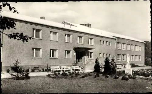 Ak Bad Sulza in Thüringen, Medizinisches Badehaus des Volkssolbades