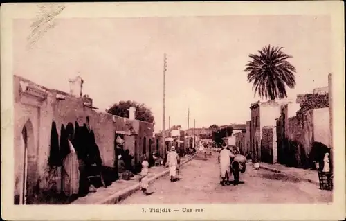 Ak Tijdit Tigditt Mostaganem Algerien, Une rue