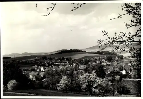 Ak Steina in Sachsen, Blick vom Schwedenstein