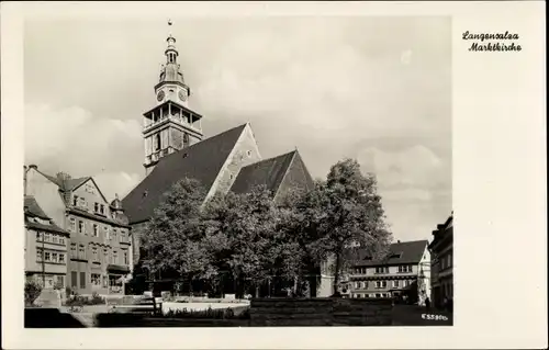 Ak Bad Langensalza Thüringen, Marktkirche