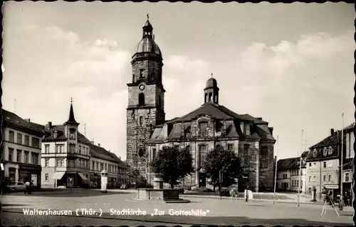 Ak Waltershausen Thüringen, Stadtkirche Zur Gotteshilfe