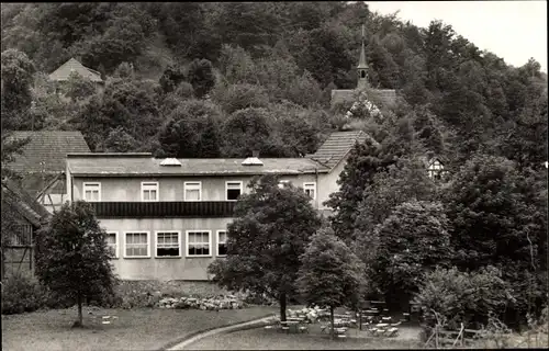 Ak Wolfsburg Unkeroda Gerstungen in Thüringen, Gasthaus Eltegrund