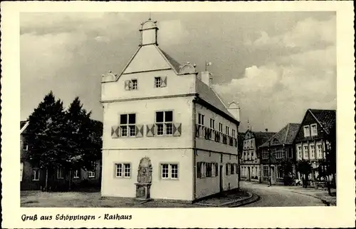 Ak Schöppingen im Münsterland, Rathaus