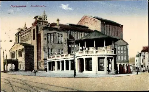 Ak Dortmund im Ruhrgebiet, Stadttheater