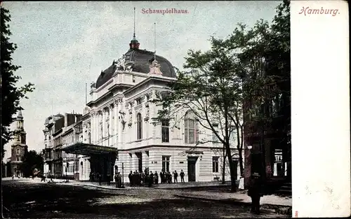 Ak Hamburg Mitte St. Georg, Deutsches Schauspielhaus