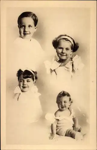 Ak Prince Henri, Princesse Isabelle, Princesse Hélène Astrid, Prince Francois