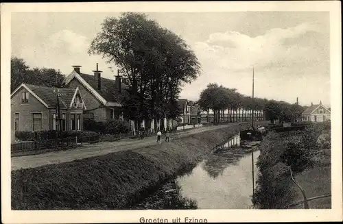 Ak Ezinge Groningen, Straßenpartie