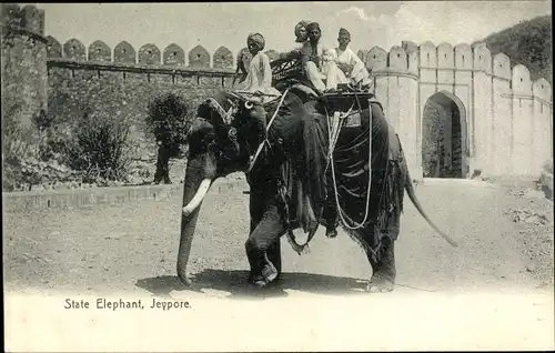 Ak Jeypore Jaipur Indien, State Elephant