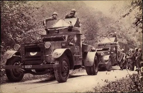 Ak Autos Mitrailleuses de Cavalerie, Französische Panzerwagen