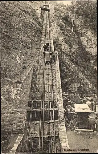 Ak Lynton Devon England, Cliff Railway