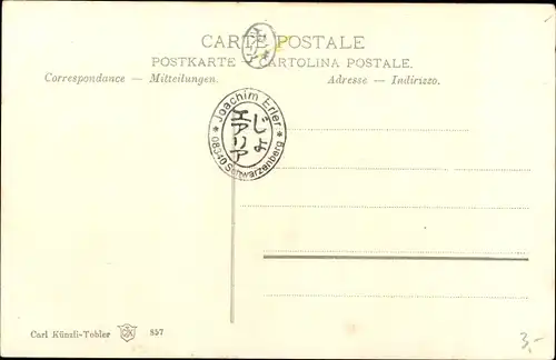 Ak Zürich Stadt Schweiz, Blick von der Quaibrücke