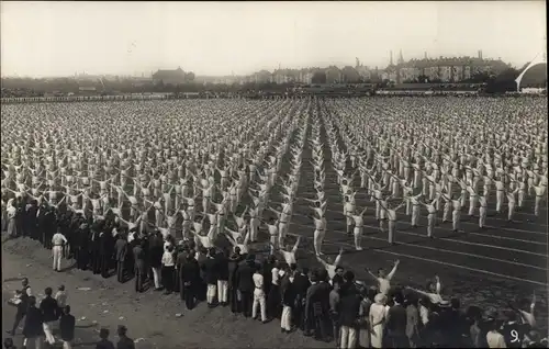 Ak Leipzig in Sachsen, 1. Deutsches Arbeiter-Turn und Sportfest am 22.-25. Juli 1922