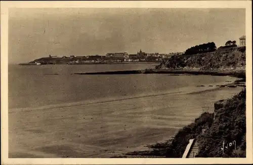 Ak Granville Manche, La Roche Gauthier et la Haute Ville vues de St. Pair