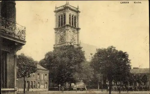 Ak Carvin Pas de Calais, Kirche