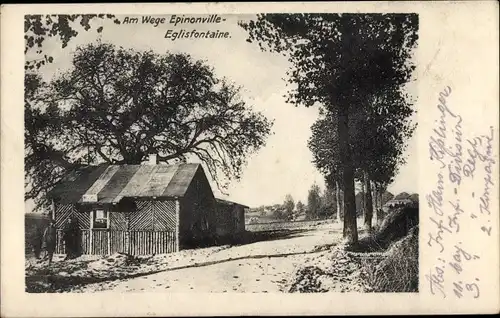 Ak Épinonville Meuse, Eglisfontaine