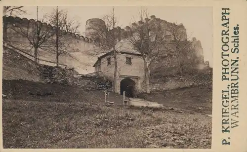 Mini Kabinett Foto Cieplice Śląskie Zdrój Bad Warmbrunn Riesengebirge Schlesien, Burg Kynast Chojnik