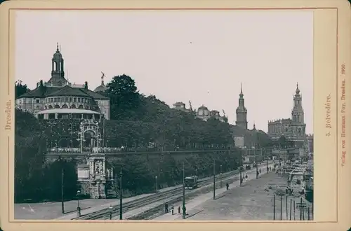 Foto Dresden Altstadt, Belvedere, Straßenpartie