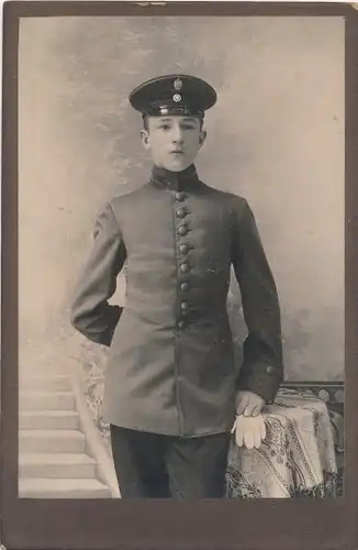 Kabinett Foto Porträt Deutscher Soldat, Kaiserreich