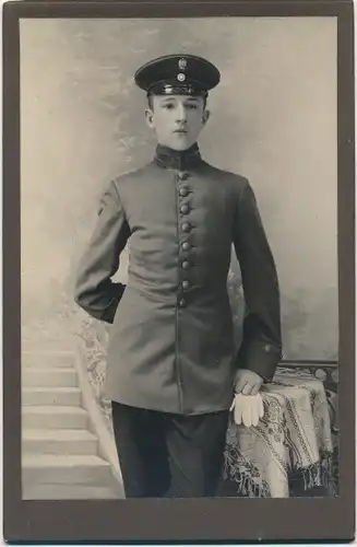 Kabinett Foto Porträt Deutscher Soldat, Kaiserreich