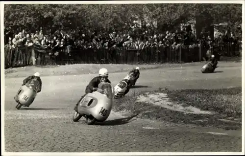 Foto Ak Hohenstein Ernstthal, Sachsenring, Motorräder bei einem Motorradrennen, 146, 144