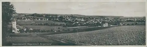 Panorama Ak Stegersbach im Burgenland, Gesamtansicht
