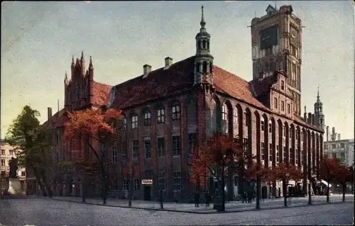 Ak Toruń Thorn Westpreußen, Rathaus von 1259, Ordensbauten