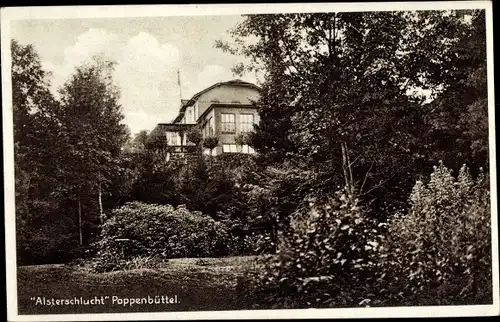 Ak Hamburg Wandsbek Poppenbüttel, Alsterschlucht