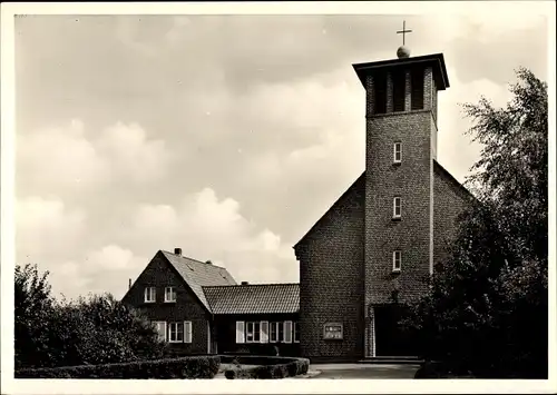 Ak Quickborn in Holstein, Kath. Kirche St. Marien