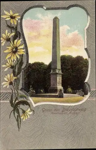 Passepartout Ak Braunschweig in Niedersachsen, Monument der Herzöge